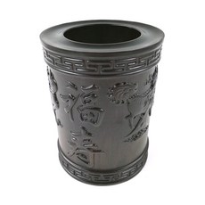 BITONG四君子系列黑檀木筆筒 BT019, 1個