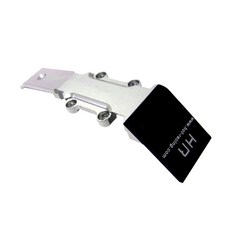 hot-racing 銀色鋁製前防滑板迷你保險槓, S, 1個