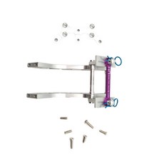 핫레이싱 RC7364 Silver Alum wing mount Hellfire 8p, S, 1세트