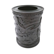 BITONG四君子系列黑檀木筆筒 BT018, 1個