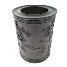 BITONG四君子系列黑檀木筆筒 BT020, 1個