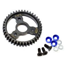 hot-racing SRVO440 鋼製正齒輪 (40T 1.0 Mod)(藍色), B, 1套