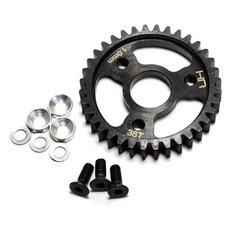 hot-racing SRVO436 鋼製正齒輪 (36T 1.0 Mod)(銀色), S, 1套