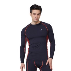 GearX 男士運動款加長袖圓領