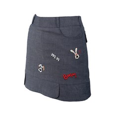 YD女款小狗角色三層裙褲 ASYE4005