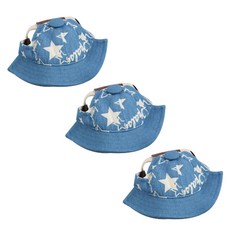 펫나인 반려동물 벙거지 모자 S, 모자스타, 3개