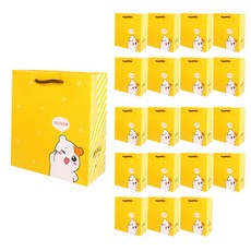 아이비스 에비츄 종이쇼핑백 EB15 20p 세트, 혼합 색상, 1세트