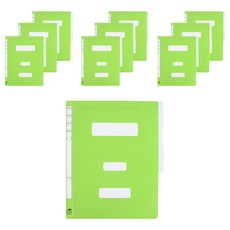 Munhwa Filing System 政府文件檔案 PP A4 F494-7, 淺豆綠, 10片