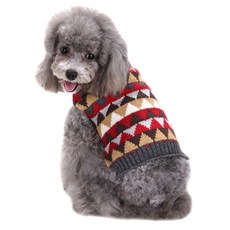 ZEZEPET 冬季圖案寵物狗針織衫 G107PDFC142, 混合顏色