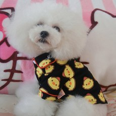 반려동물 사계절 미코 파자마, 블랙병아리, 1개