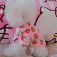 寵物四季Miko睡衣, 粉紅草莓