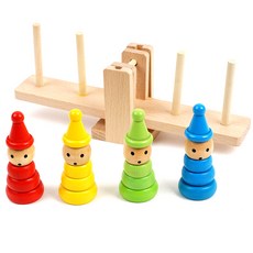 Uni Regent木製蹺蹺板遊戲, 混色, 1套