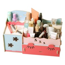 해피트레이딩 슬리피 DIY 화장품정리함 511번 레인보우, 1세트