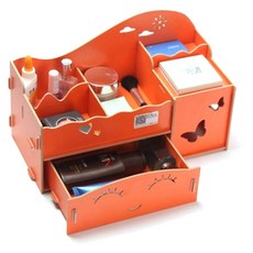 스마버터 DIY 화장품정리함 512번, 1세트, 오렌지