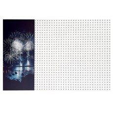 앤비커머스 디자인타공판 L불꽃 좌 WHITE, 1개