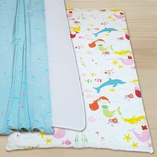 孩童用3D網眼可拆式人造纖維薄墊, 小美人魚款, 1個