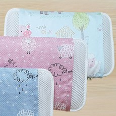 兒童可拆式2層3D網眼莫代爾棉枕, 動物農場款