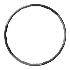 EGOJIN 軟呼拉圈, 黑色+灰色, 1.24kg