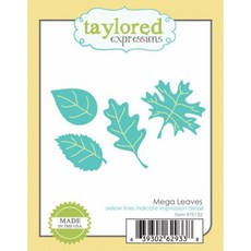 스튜디오제이 다이 북아트재료 Mega Leaves, 혼합 색상, 1세트