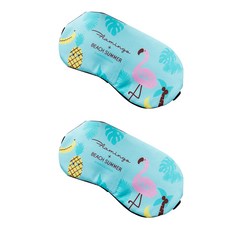 FLy 冷熱睡眠眼罩薄荷火烈鳥, 1件, 2個