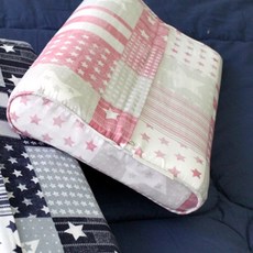 design&Story 孩童印花記憶棉枕頭, 粉色