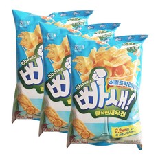 해태제과 빠새 쉬림프 칵테일맛, 120g, 3개