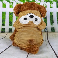 새코밍 메쉬 시원한 조끼st 반려견 후드티, 혼합 색상, 1개