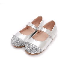 Bimbo Bimba 女童亮粉圓頭平底鞋