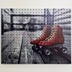 室內裝飾洞洞板 溜冰鞋A 白色, 1個