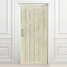 디자인수풀 현관문 고급 우드목 시트지 빈티지 스타일 VDS 169, 베이지