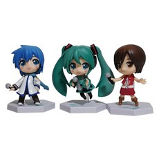 SEGA VOCALOID初音未來美依嬌KAITO公仔 3件組, 1套