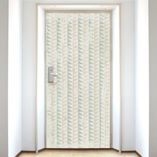 디자인수풀 현관문 고급 우드목 시트지 빈티지 스타일 VDS 169, 아이보리