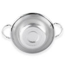 Houni不鏽鋼雙耳打孔籃, 單色