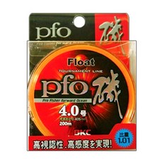 백경조침 포오 FLOAT 원줄 200m BK4010, 오렌지, 1개