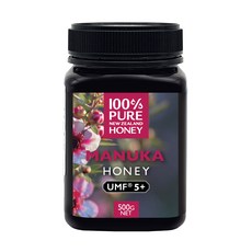 PURE NEW ZELAND HONEY 紐西蘭麥蘆卡蜂蜜 UMF 5 Plus, 500g, 1罐