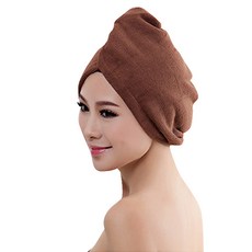 더자카 민무늬 샤워두건, Y380LBBI020, 1개