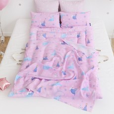 BEAUTE HOUSE 孩童用午睡被組 B款+超細纖維枕芯, 冰雪奇緣款