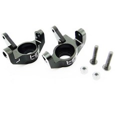 핫레이싱 Alum/CF Stock or High Clearance Steering Knuckles 6p 세트, BK, 1세트