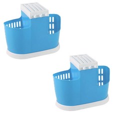 Sweet Living Sweet Pop三重用途廚具收納桶 2入, 藍色