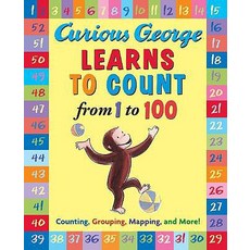 Curious George Learns to Count from 1 to 100 Hardcover, Houghton Mifflin