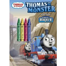 Thomas & Friends: Thomas and the Monster [With 4 Jumbo Crayons] Paperback, Golden Books