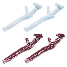 家族器 金熙宗 白瓷 樹枝湯匙筷子架 大 B 藍色 2入+進士 2入, 混色, 1套