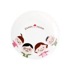 스위트홈 온가족 접시, 혼합 색상, 1개
