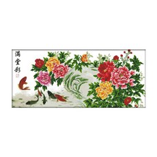 ZKF 十字繡套組開花春天, B, 1套