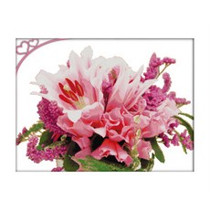 ZKF十字繡套組鮮百合, 1套, 混色