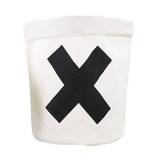 키친앤룸 러블리 베이직 모던한 보관함 바구니 통, 엑스, 1개