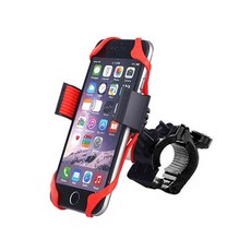 BC法姆斯 BC 自行車安全矽膠固定式智慧型手機支架, 紅色, 1個