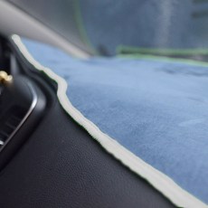 블루코드 섀미 논슬립 대쉬보드커버 메탈로고 파스텔 네이비 + 멜란지, BMW, 5시리즈(G30) 2017~2018년 (HUD 무) 센터스피커 유