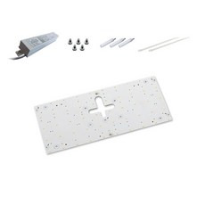 햇살조명 LED 모듈 사각방등 세트 25W G6 400 x 165 mm, 주광색, 1세트