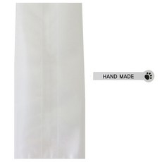 Hwangssinaedosirak 半透明M袋 50入+腳掌手工貼紙 白色 50入, 1套